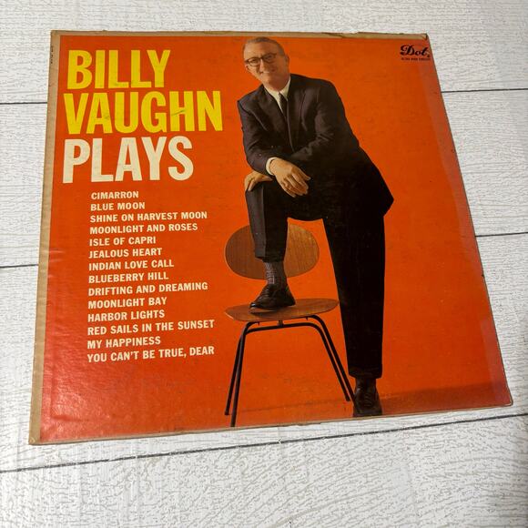 Vintage 1958  Billy Vaughn Plays Vinyl Album - Picture 1 of 13